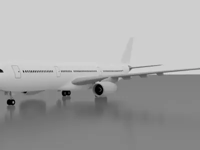Airbus A330-200 3D model