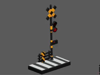 TRAIN WAY BASE DIORAMA 3D print model
