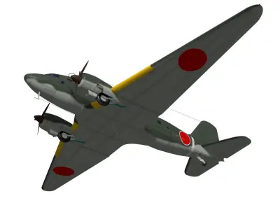 Nakajima L2D Type0 Tabby 3D model