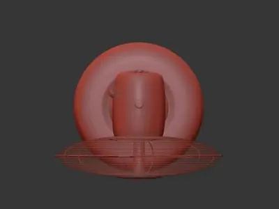 antique fan 3D model