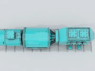 Industrial Equipment Low-poly 3D model purchase