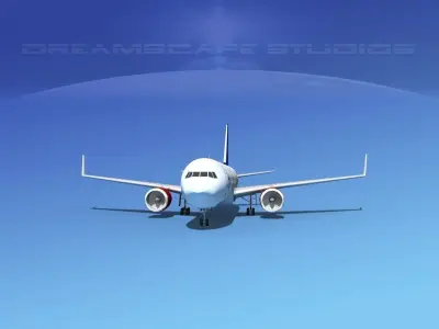 Boeing 767-300 SAS 3D model