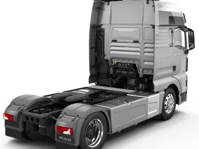 TRUCK XLX 4X2 Semi Truck 3D model