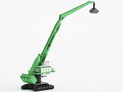 SENNEBOGEN 880 EQ Crawler Low-poly 3D model