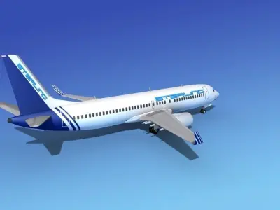 Boeing 737-800 Sterling Air 3D model