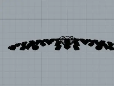 Disposizione aerea di pietre  Free 3D model