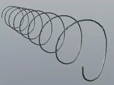 Barbed Wire 2 3D model