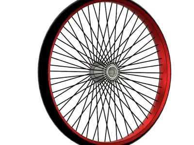 Bicycle rim 3D model