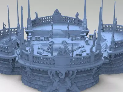 Poseidon ruins 2 3D model