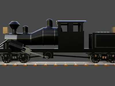 two truck climax 3D model