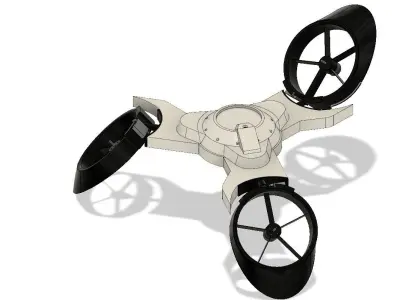 Tri rotor 3D print model