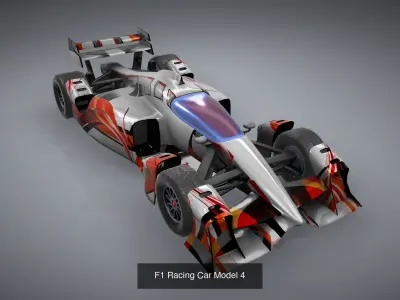 F1 Racing Cars Bundle 3D Model Pack