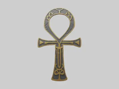 Ankhsymbol Model 1 Low-poly 3D model