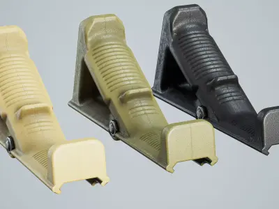 Foregrip Magpul AFG2 Low-poly 3D model