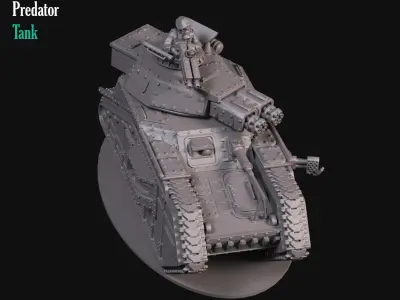 Predator Tank 3D print model