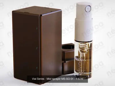 Vial Series - Mist sprayer - Cream pump - 1-5 ml 3D Model Pack