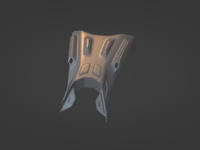 Sci-Fi Space Jet Vehicle 3D model