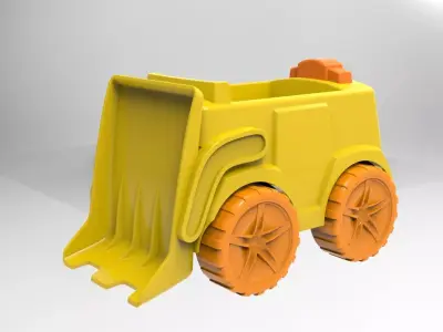 Construction Truck 3D model purchase