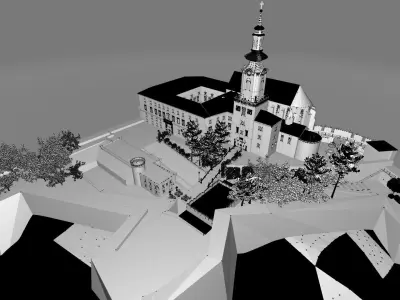Nitra castle - Slovakia 3D model