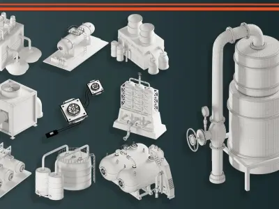 Factory Units-VOL04 3D model