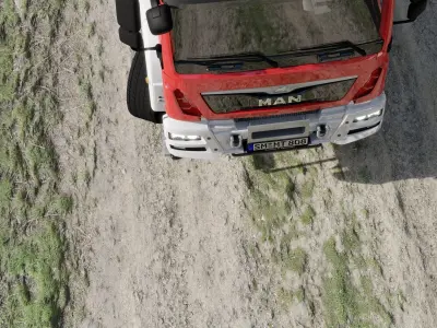 MAN TGM 4x4 Crew Cab  Feuerwehr 3D model
