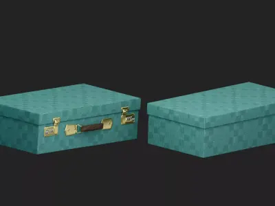 storage box Low-poly 3D model order