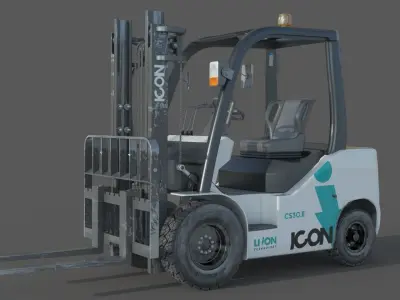 Icon LI-ION CS30E Forklift 3D model