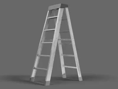 Ladder-Low Poly Low-poly 3D model
