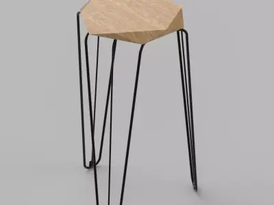 high chair 3D model