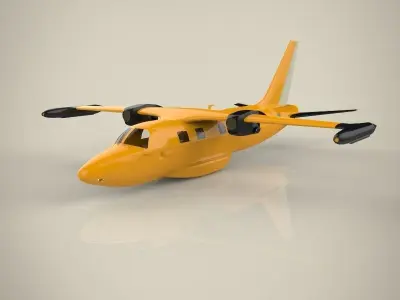 TOY Plane 3D model 6