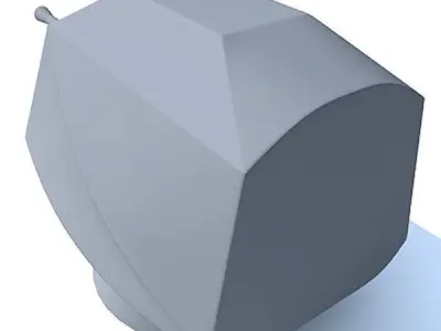 Deck Gun 3D model