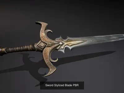 Sword Blade PBR 3D Model Pack