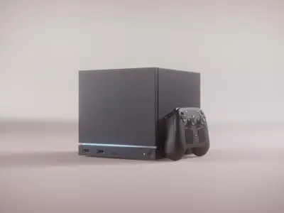 Steam Machine 3d model  Low-poly 3D model