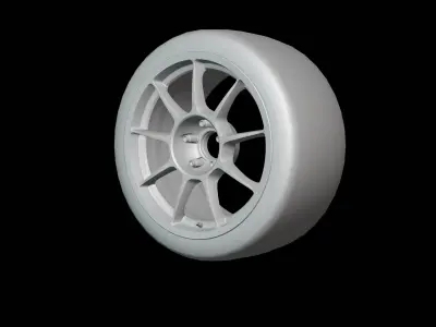 OZ Racing Challenge HLT Low-poly 3D model