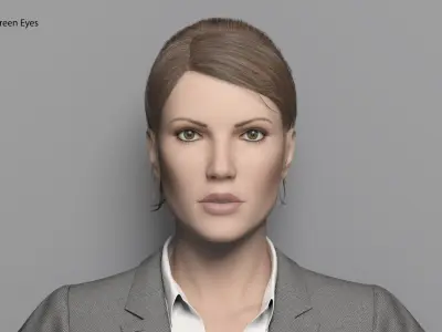 Realistic Woman 3D model purchase 3D model