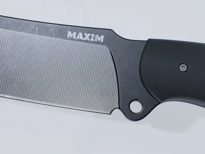 Knife-Combat Low-poly 3D model purchase