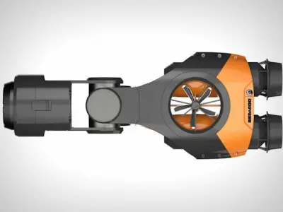 Submarine Drone 3D model