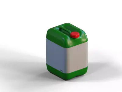 Canister Industrial Carafe 25 Liters Low-poly 3D model buy