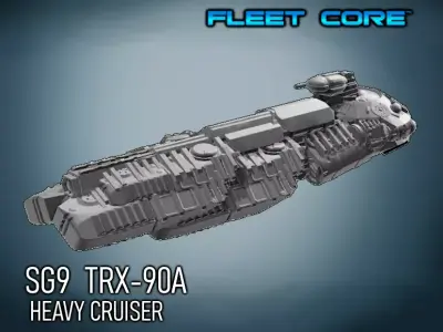 FLEET CORE - SG9 TRX-90A HEAVY CRUISER 3D print model