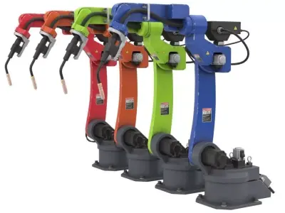Industrial Robot 2 Textured 2 3D model