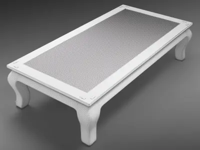 Pottery Barn - Canton coffee table 3D model