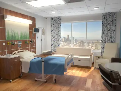 Patient Room 3D model