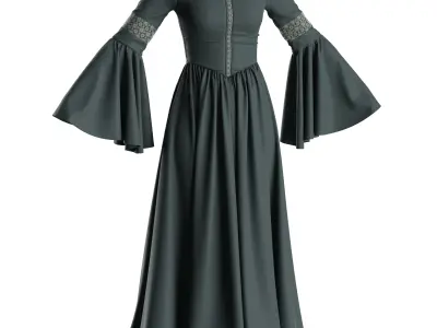 23 MEDIEVAL CLOTHES 3D model