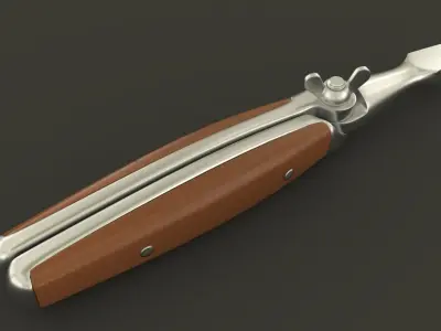 Screwdriver woodworking tool 3D model