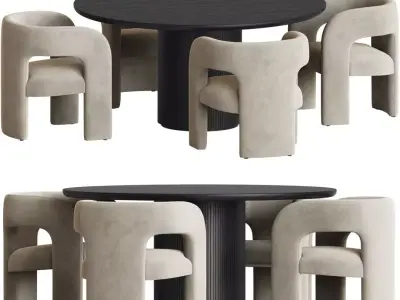 Dining Set 90 3D model