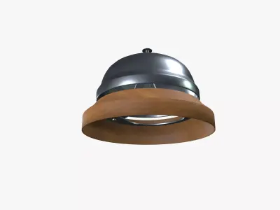 Table calling bell Low-poly 3D model