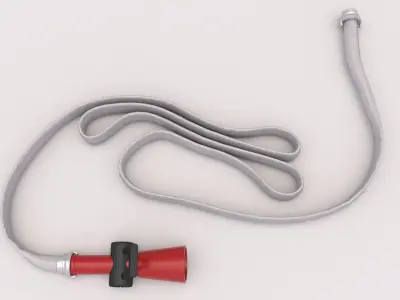 Fire Hose Nozzle 02 Low-poly 3D model
