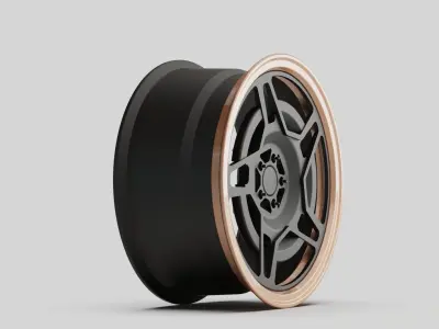 roti wheel rims auto tuning garage  3D model