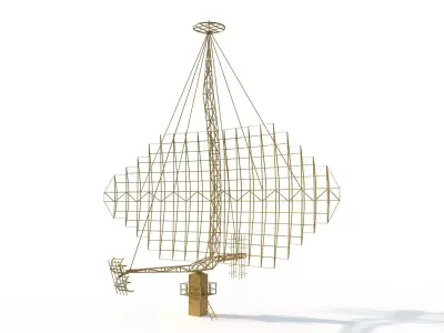 P-14 radar 1RL113 Tall King A  3D model
