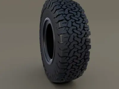 Offroad Alloy Wheel AT 3D model